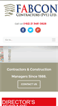 Mobile Screenshot of fabconcontractors.com
